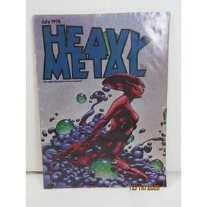 Heavy Metal Magazine July 1978 Adult Illustrated Fantasy Comic Sci Fi